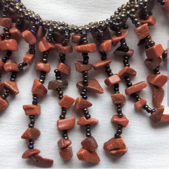 Beaded Choker Necklace - Picture 2 of 7
